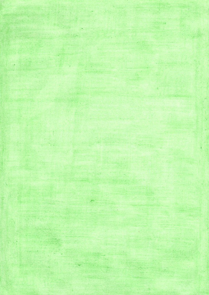 mint green rectangle sheet of paper colored with pencil. colors in art and design concept .