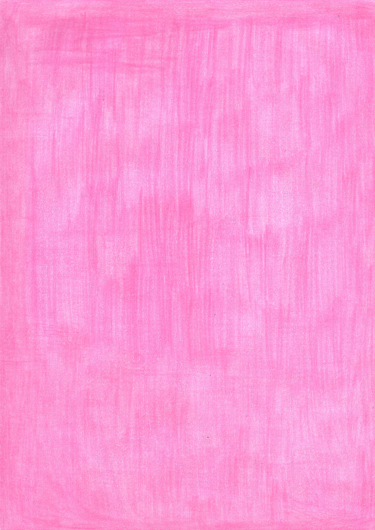 hindi pink rectangle sheet of paper colored with pencil. colors in art and design concept .